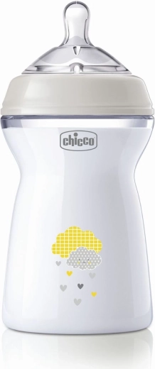 Chicco Natural Feeling koolikuvastane beebipudel 330 ml poistele 6k+