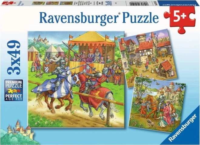 Ravensburgeri pusle Rüütliturniir 3×49 tükki