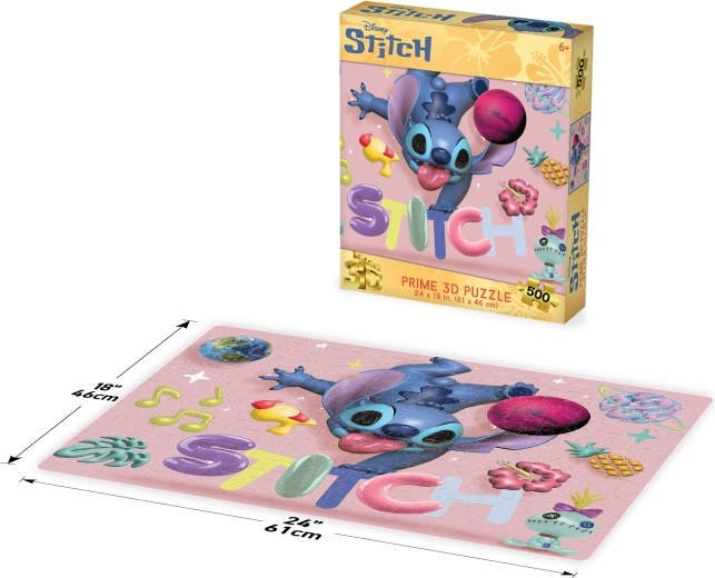 3D Puzzle Disney Stitch 500 Pieces