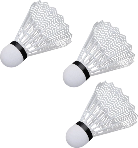 Complete badminton set ready to play