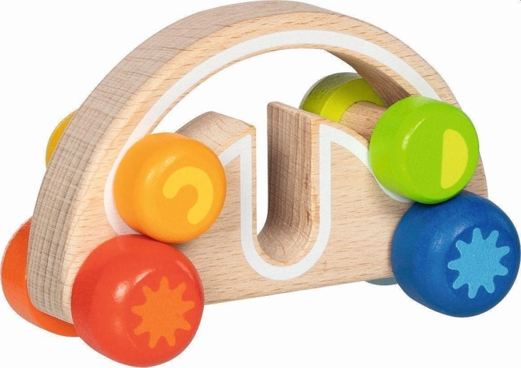 Wooden motor skills car goki