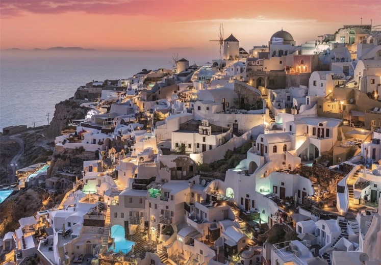Puzzle Shades of Santorini 1000 Pieces