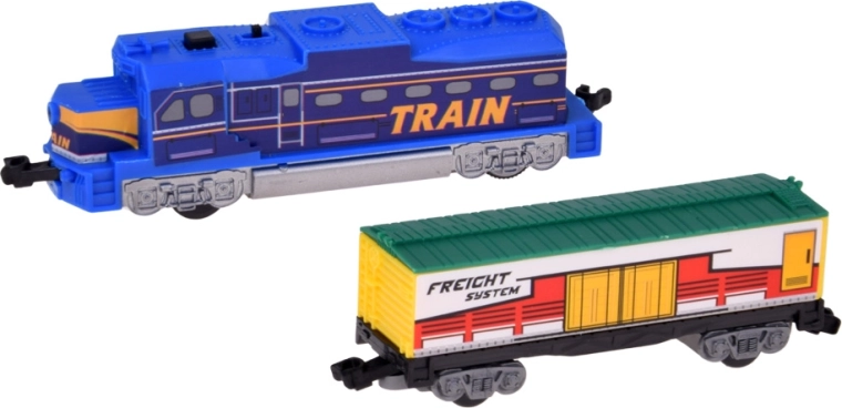 Locomotive with two speeds and a front light