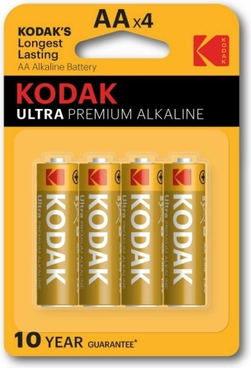 Kodak Ultra Premium alkaline batteries AA 1.5 V, 4 pcs
