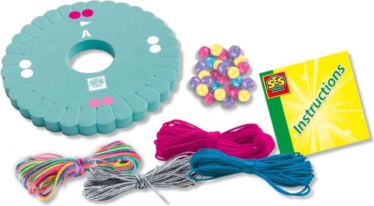 Practical weaving wheel for easy braiding