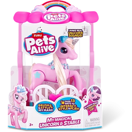 Pets Alive Interactive Unicorn with Stable