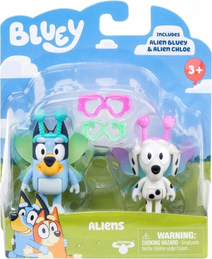 Bluey Figurines Two-Pack Baby Bluey and Chloe