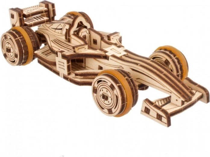 Ugears Compact racer – 3D puidust mehaaniline vormelipusle
