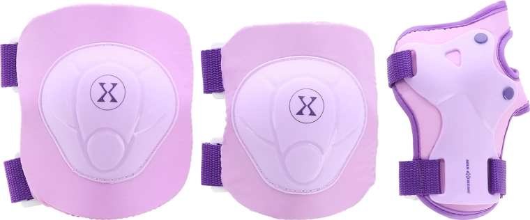 NILS Extreme H704 Protective Gear Set – Purple – M