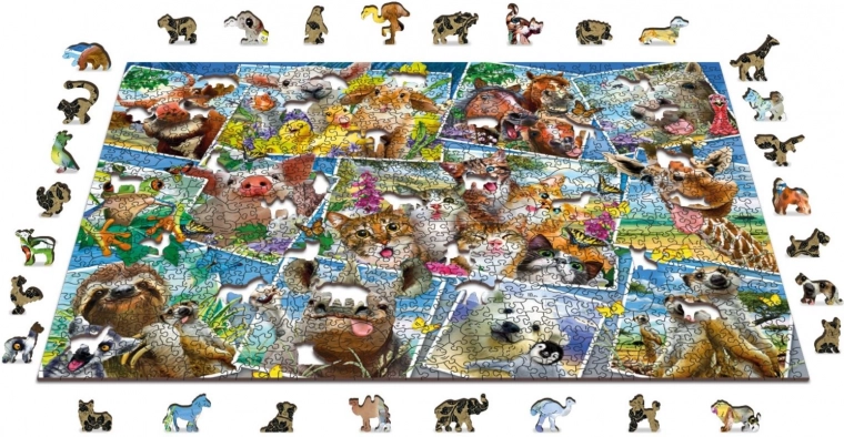 Eri kujuga figuurid loomade ja objektide näol