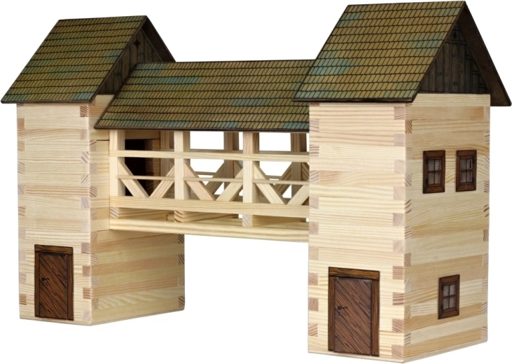 Walachia wooden glue-together bridge model kit