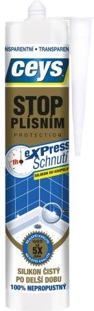 Anti-mold silicone for bathroom and kitchen 280 ml transparent CEYS