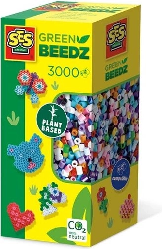 SES Creative Iron-On Beads Green Beedz 3000 pcs – Light Colors