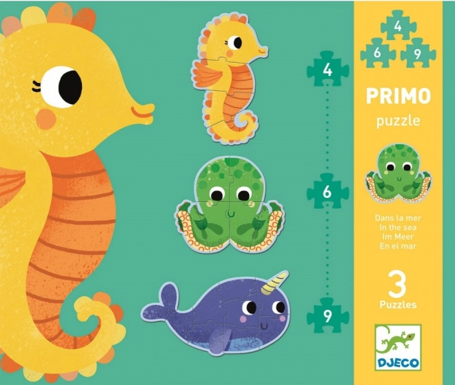 DJECO pusle Meres 3-in-1 (4, 6, 9 tükki)