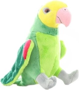 Plush Green Parrot 20 cm