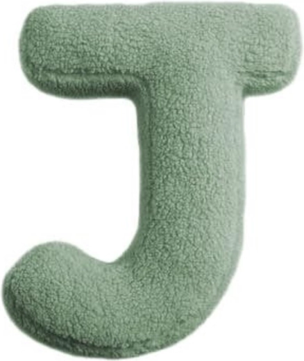 Mealini plüüsist täht J roheline – 1 tk