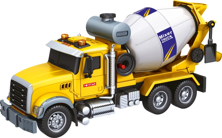 City Service Car Concrete Mixer 1:14 with Sounds and Lights