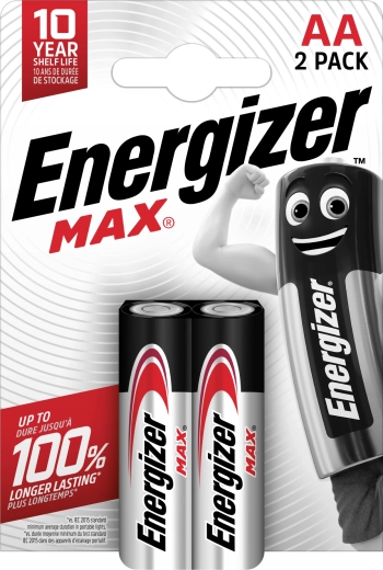 Aluselised patareid ENERGIZER Max AA, 2 tk