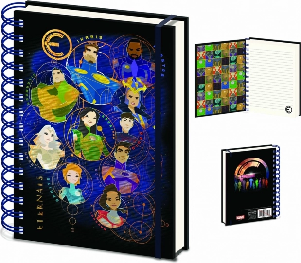 A5 Spiral Notebook Eternals, Ruled