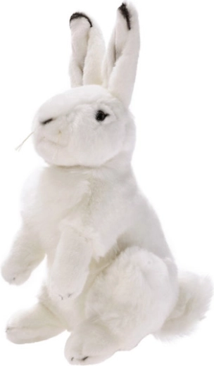 Sitting white rabbit plush toy 25 cm