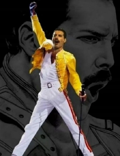 Norimpex värvimine numbrite järgi – Freddie Mercury poos 40 × 50 cm