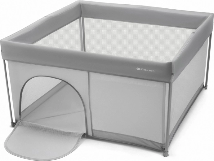 Kinderkraft laste mänguaedik Ziki light grey