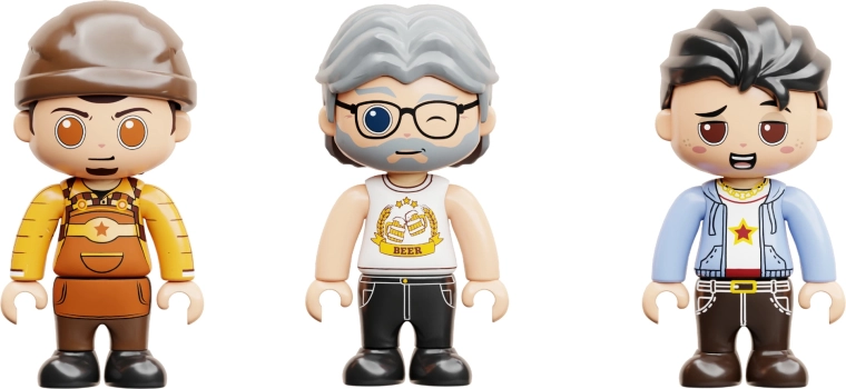 Minifigures to complete the scene