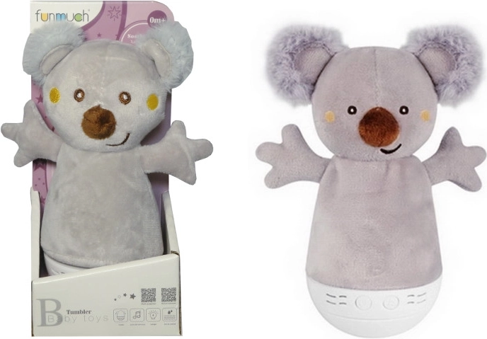 Kiikuv mänguasi koala meloodiatega ja öölambiga