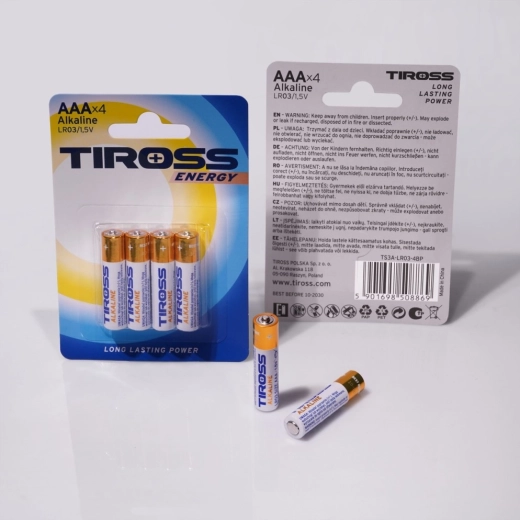 Alkaline Batteries AAA LR03 1.5 V – Pack of 4