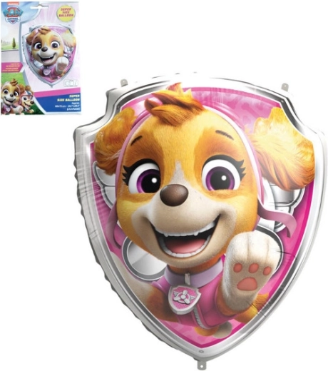 Foil Balloon Shield Skye PAW PATROL 68 × 75 cm