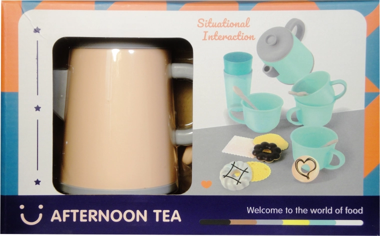 Children’s Tea Set – Plastic Kitchen Playset for Pretend Home Play