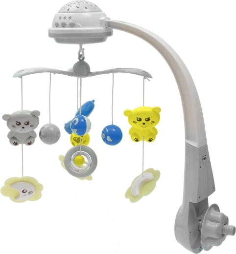 Voodikarussell valgusprojektoriga Baby Mix, hall