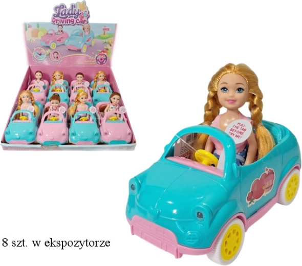 Doll in a Car