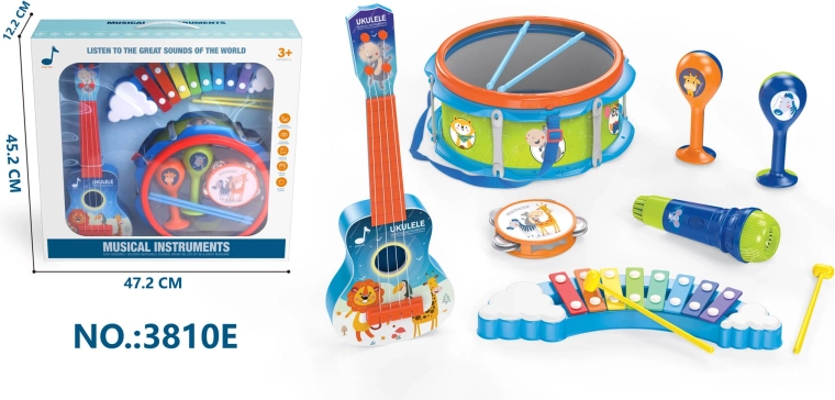 Suur laste muusikainstrumentide komplekt