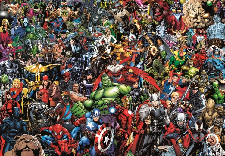 Kogumispusle 1000 tükki Compact Puzzle Marvel