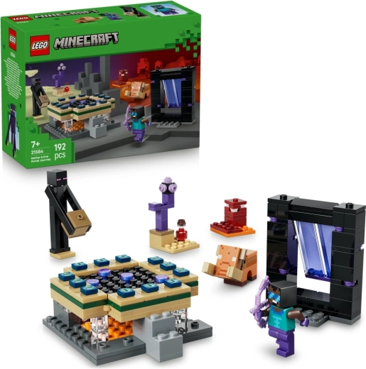 LEGO Minecraft Rännak Netheri ja Endi portaalide kaudu