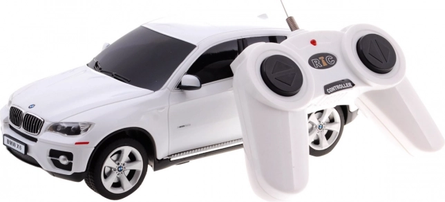 RC-mudel BMW X6 1:24 valge firmalt RASTAR