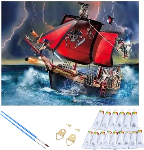 Pirate ship motif – a striking interior decoration
