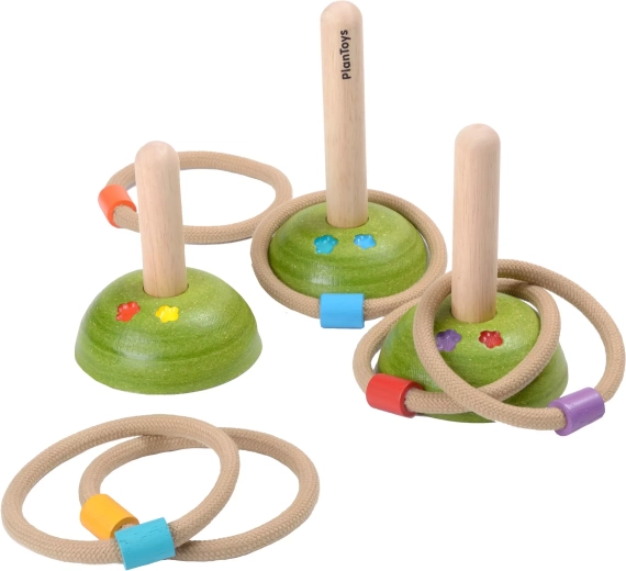 PlanToys rõngaste viskamise mäng „aas“