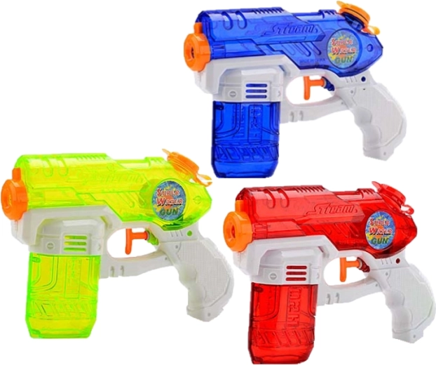 Water pistol 18 cm assorted (3 colors) - 1 piece