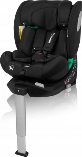 Lionelo laste turvatool Braam Air i-Size 40–150 cm, must
