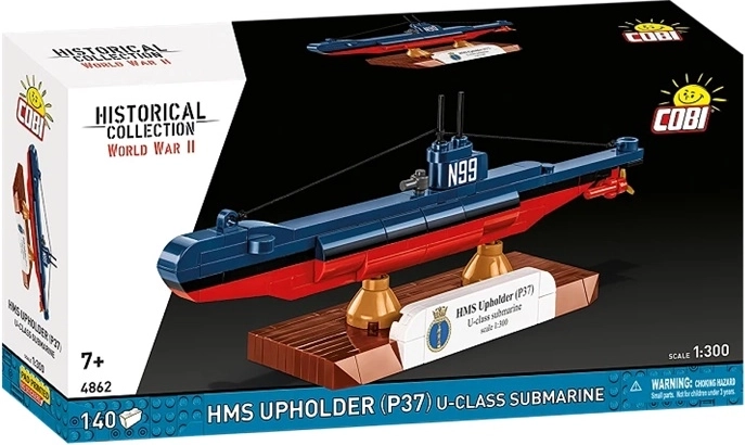 Cobi Historical Collection WWII kuningliku mereväe allveelaev HMS Upholder (P37) 1:300