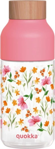 Joogipudel Quokka Ice pink flowers 570 ml