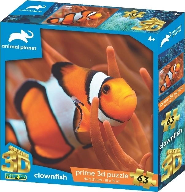 3D pusle klounkala 63 tükiga