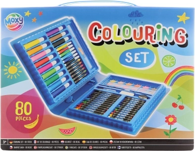 Maalimistarvete komplekt karbis 80 tk