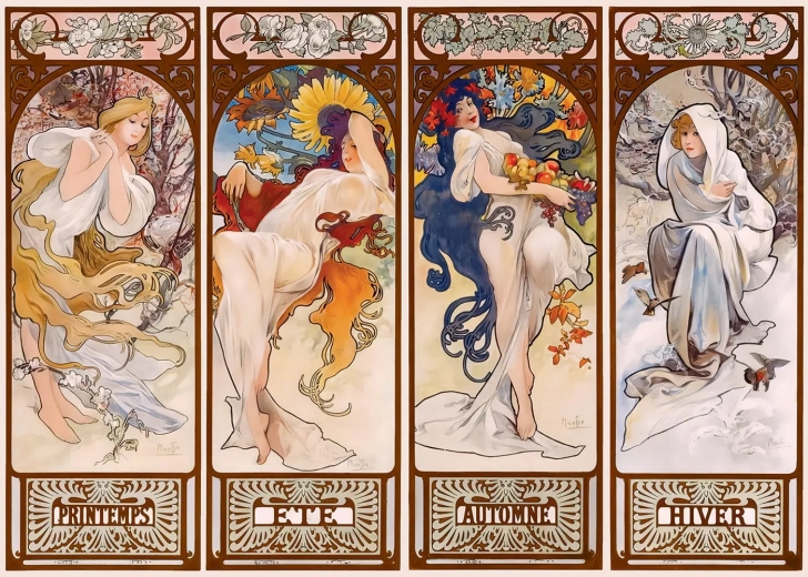 Puzzle Art: Four Seasons 1000 Pieces