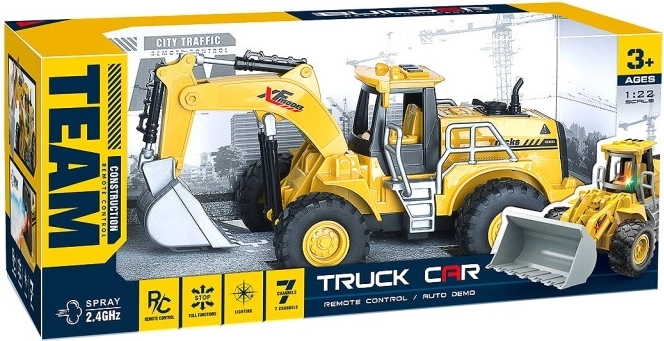 RC Construction Truck 1:22 with 2.4 GHz and Lights
