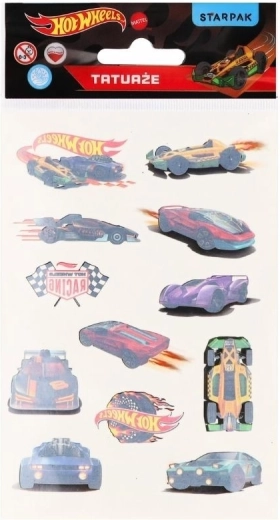 Ajutine tätoveering Hot Wheels – 1 tk