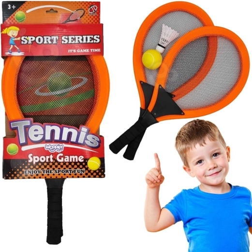 Woopie laste tennis- ja sulgpallireketite komplekt