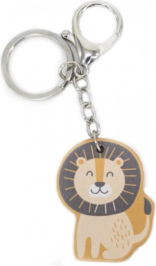 Viga PolarB wooden lion keychain